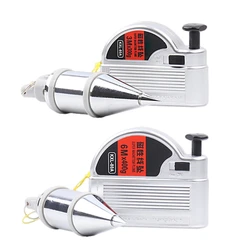Prumo magnético bob com linha de corda ferramenta de medição vertical 3/6m fix alvenaria madeira g99a