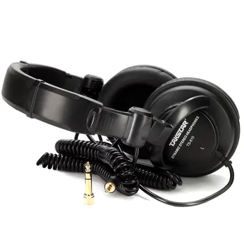 

Earphone 100% TS-610 closed dynamic stereo headphone monitoring headphone for DJ, recording studio monitoring