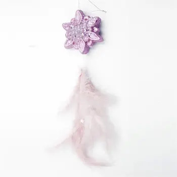 

Christmas Decorations Minimalist Girl Powder Feather Foam Pendant Creative Christmas Tree Decoration