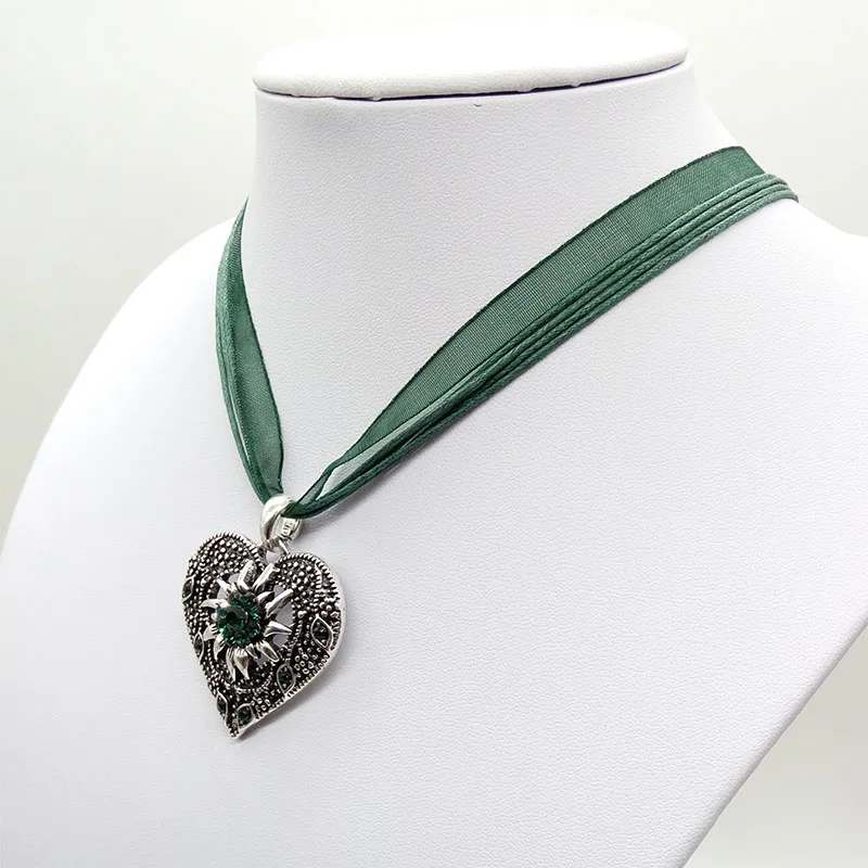 Ensemble De Bijoux Edelweiss, Parure Bijoux Fantaisie Traditionnels