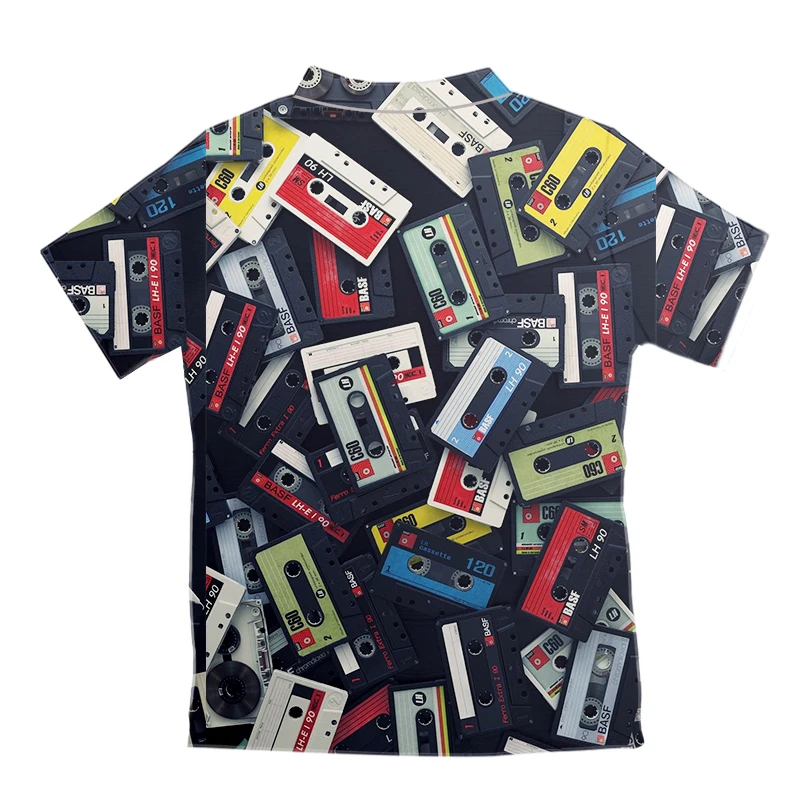 Retro Cassette 3D Blouse