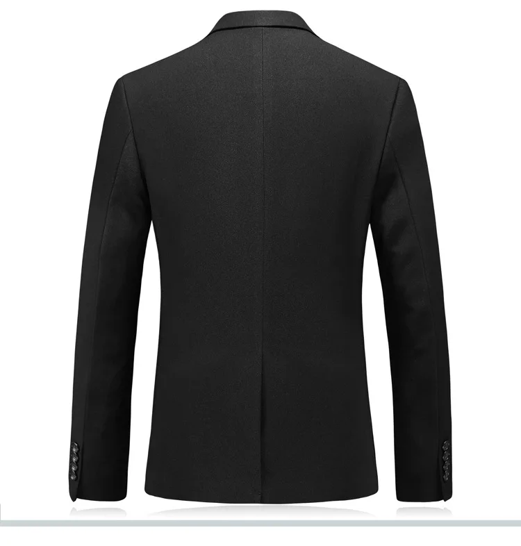 Модный деловой костюм для мужчин 4XL 5XL мужской черный костюм для свадьбы жених формальный мужской 3 шт. классические костюмы жилет брюки