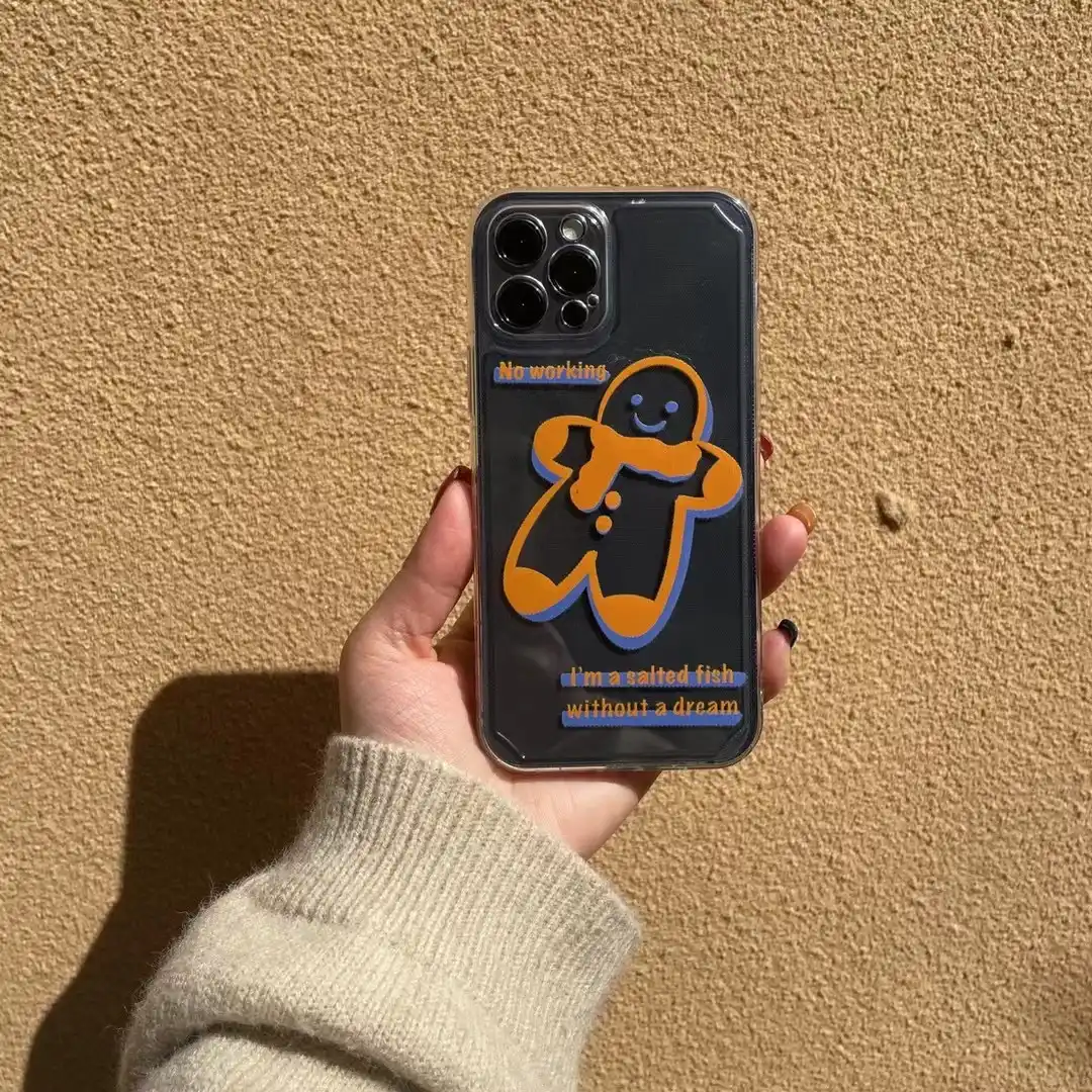 インかわいいと楽しい怠惰なイラスト落書きカップル電話ケースiphone 11 12プロマックスxsミニxr 7 8プラスソフトtpuバックカバー 電話用緩衝材 Aliexpress