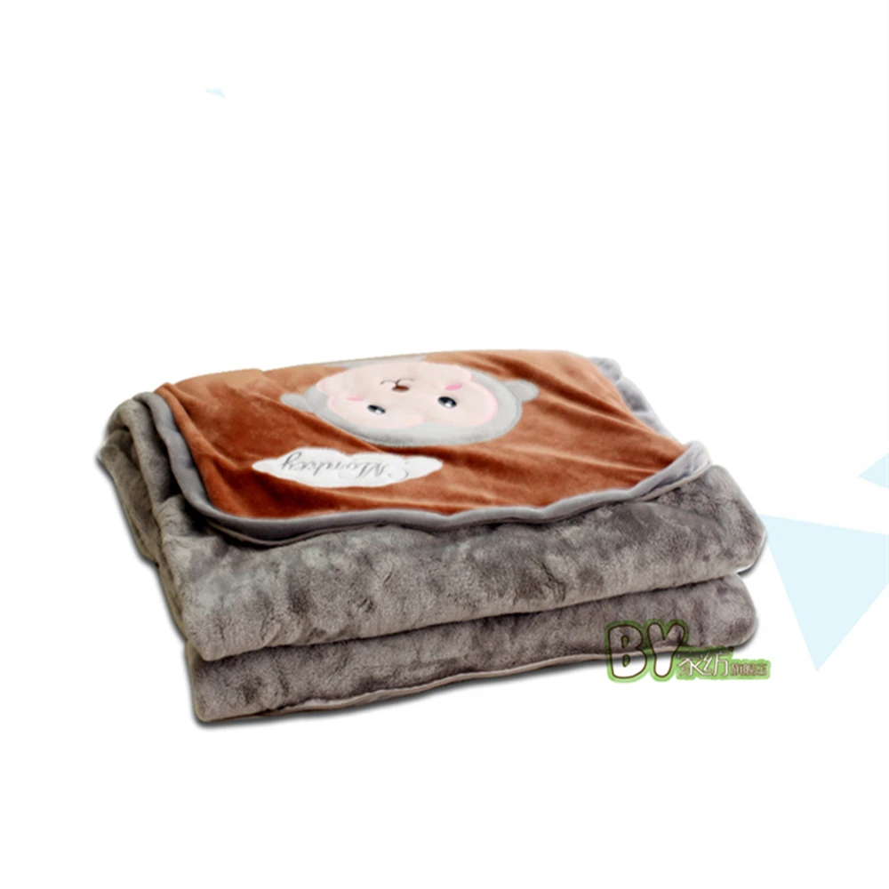 

B-LIFE Cartoon Pillow Blanket Siesta Air Conditioning Quilt Dual-use Multifunctional for School Camping Sleepover Travel Gift
