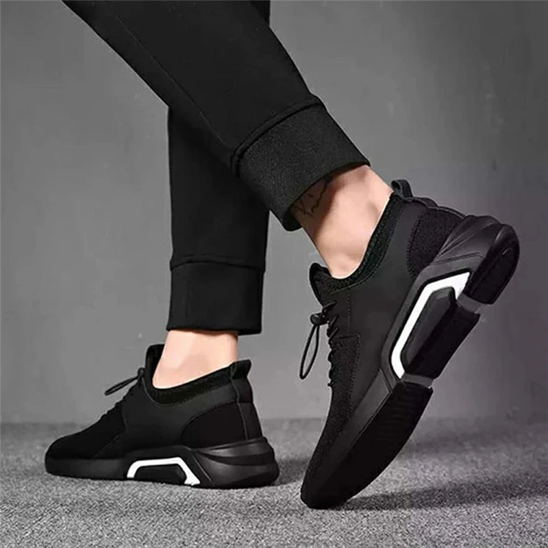 stylish black non slip shoes