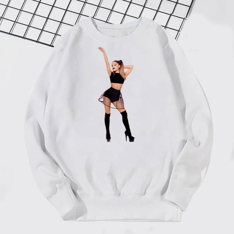 Ariana Grande/одежда; сезон осень-зима; Новое поступление; толстовки с капюшоном для малышей; Повседневная Уличная одежда с капюшоном; теплые пальто для подростков; Лидер продаж