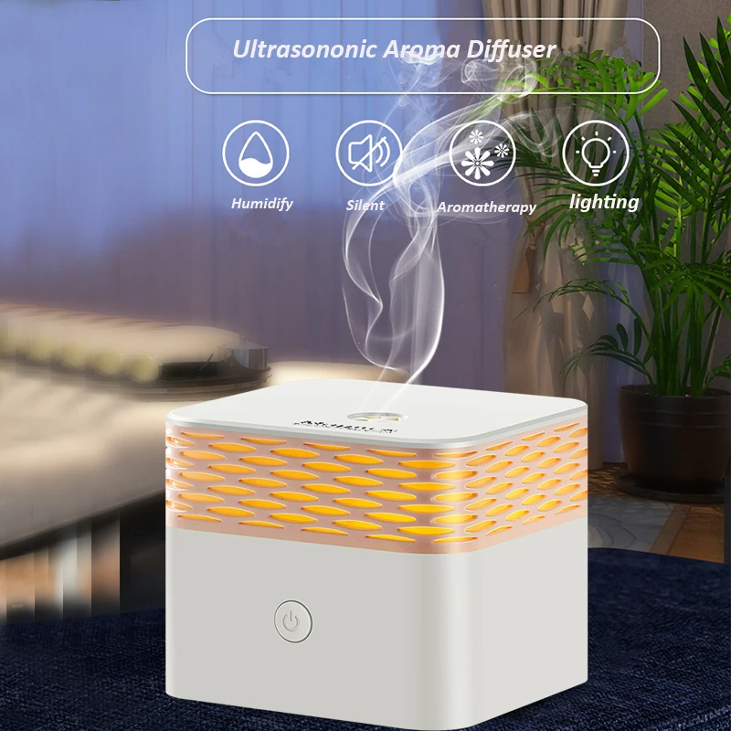 

120ml USB Aroma Essential Oil Diffusor Ultrasonic Romantic Warm Light Aromatherapy Diffuser Air Humidifier For Home Office Car