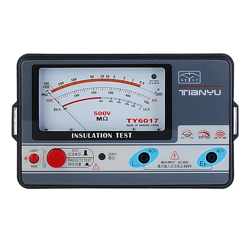 500V insulation resistance meter,analog INSULATION TESTER,0.5 1000M.Resistance Meters AliExpress