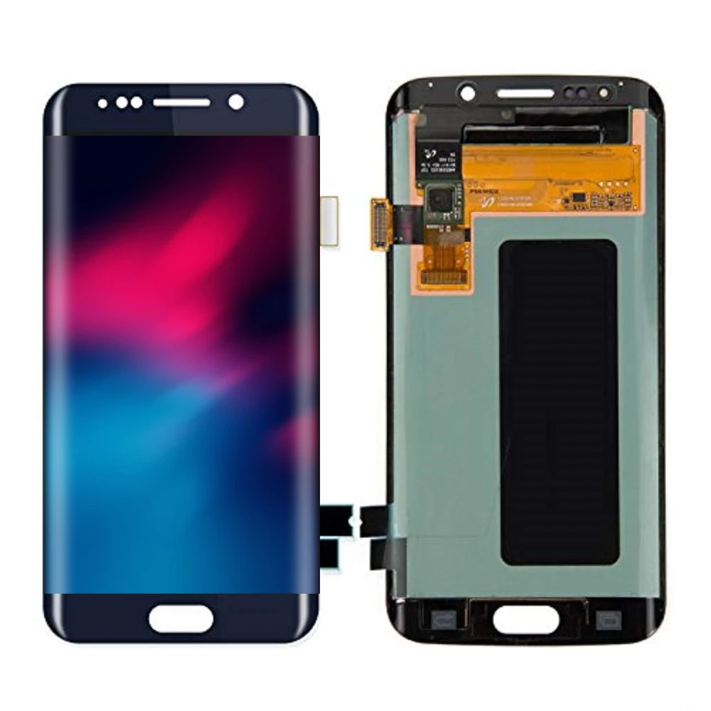 

100% Original AMOLED For Samsung Galaxy S6 Edge G925 S6 EDEG LCD Display Touch Screen Digitizer Assembly with FRAME Black Dots