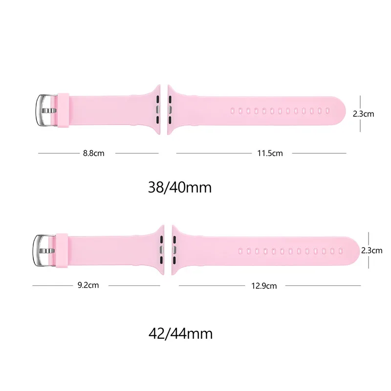 Силиконовый ремешок для часов для Apple Watch, версии 3, 38/42 мм, версия 1, 2, 3D спортивные носки с изображением персонажей мультфильма браслет для наручных часов iwatch, 5/4 полос 44/40 мм