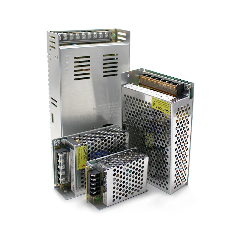 12 В источник питания AC DC 2A 3A 5A 10A 15A 20A адаптер 220-12 в 500 Вт 220 25A светодиодный