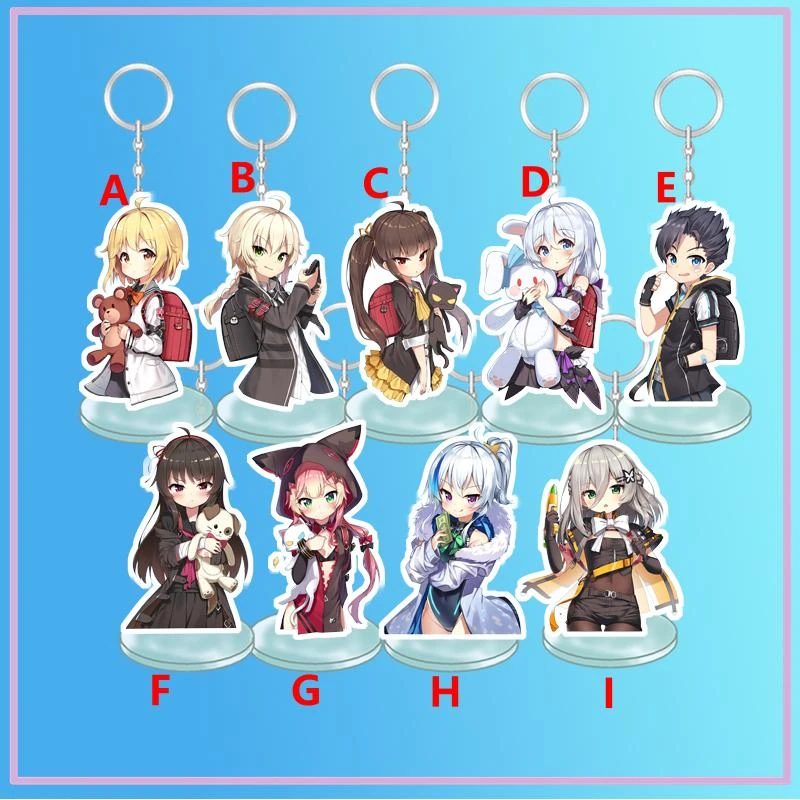 Anime Stand Keychain Soul Worker Unibell Stella Estia Haru Strap Keyring Dual Purpose Desktop Decoration 8cm Key Chains Aliexpress
