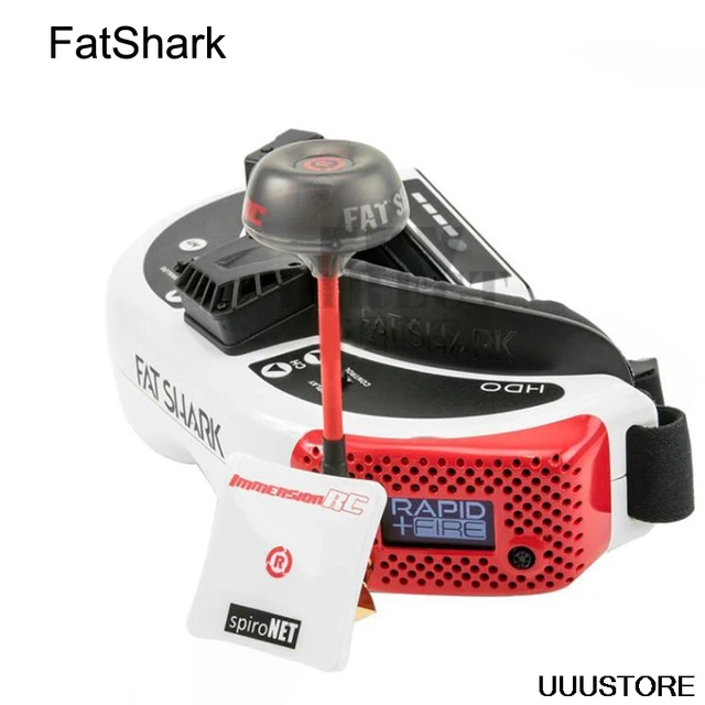 Fatshark アナログゴーグル + Rapidfire(アンテナ付き) ホビーラジコン 