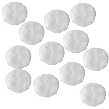 

12PCS Wool Polishing Pad For Polisher Machine Waxing Polishing Buffing Car Paint Care Polisher Pads For Car 9Inch 10Inch