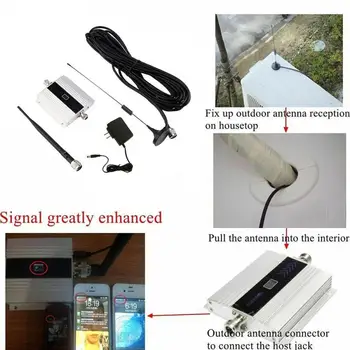 

900Mhz GSM 2G/3G/4G Signal Booster Repeater Amplifier Antenna For Cell Phone Hot