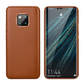 

Luxury Case For Huawei Mate 20 Pro First Layer Genuine Leather Full Protection Phone Case For Huawei Mate 20/ Pro Business Cover