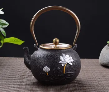 

1400ML HIGH-QUALITY JAPAN SOUTHERN CAST IRON POT HEALTH IRON TEA POT LARGE CAPACITY BOILED WATER IRON TEA KETTLE FREE SHIPPING