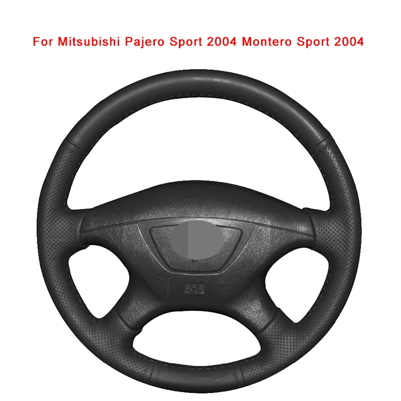 Индивидуально подходящая модель для Mitsubishi Pajero Sport Montero 2004 Кожаная оплетка руля