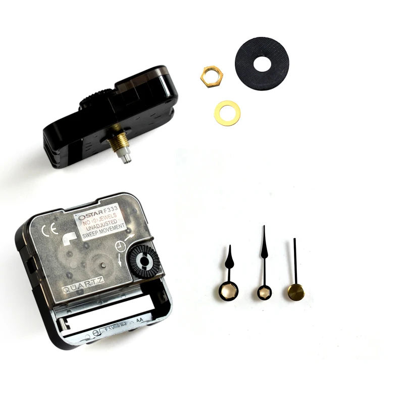 Ostar F333 Silent Movement Plastic Quartz Clock Mechanism With 8706