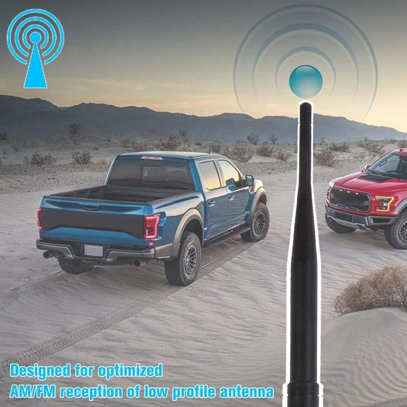 Автомобильная FM AM сигнальная металлическая Модифицированная антенна для Ford F150+ автомобильные аксессуары