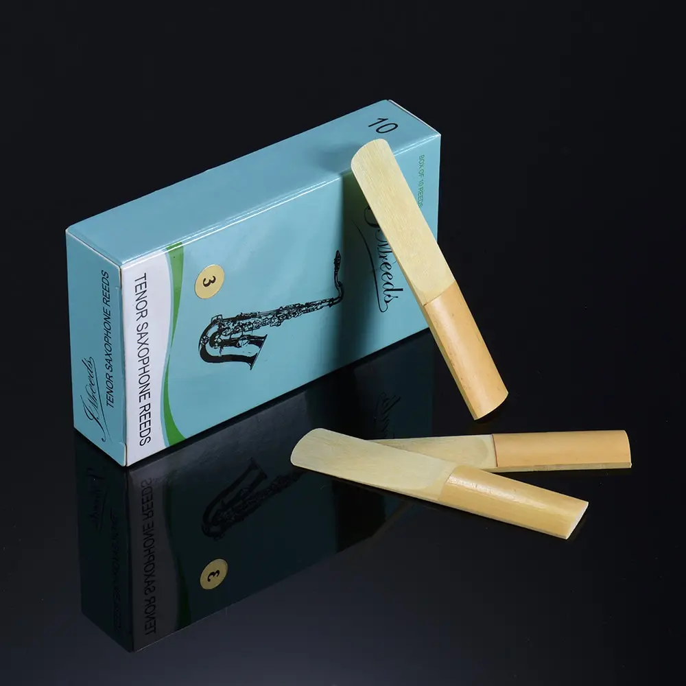 

10pcs/lot High Quality Bb Tenor Saxophone Sax Bamboo Reeds Strength 3.0 / 2.5 / 2.0 for Option Saxophone Accessories