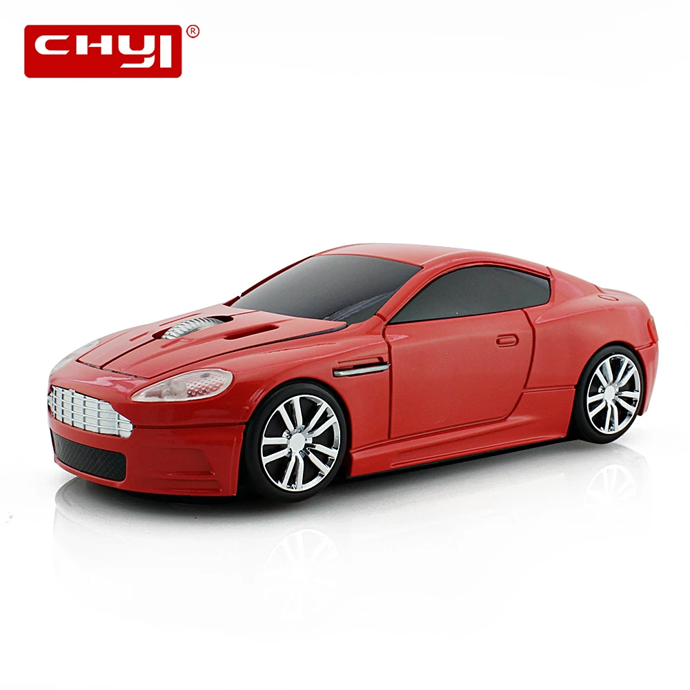 CHYI Беспроводная Милая Автомобильная компьютерная мышь 2,4G USB 3D оптическая 1600 dpi Mause эргономичная мини беспроводная мышь для ноутбука