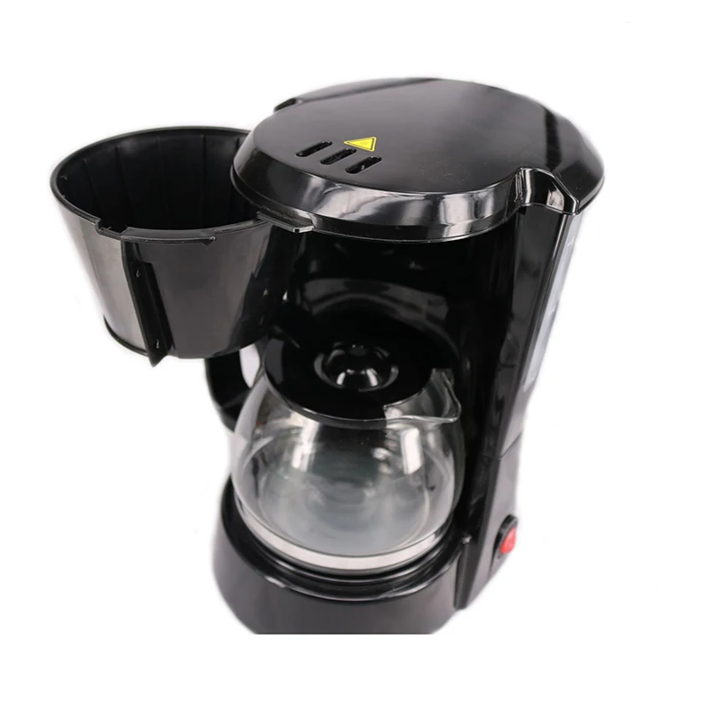 Кофеварка 650 Вт, портативная, 5-10 чашек, электрическая капельная эспрессо, Кофеварка, бытовой чайник, кафе, машина, мгновенный нагрев, кофейник