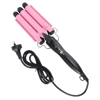 

1PC Egg Roll Head Hair Curler Wavy Perm Tool Hair Roller Thermal Control Three Rods Electric Hair Curling Stick With AU Plug