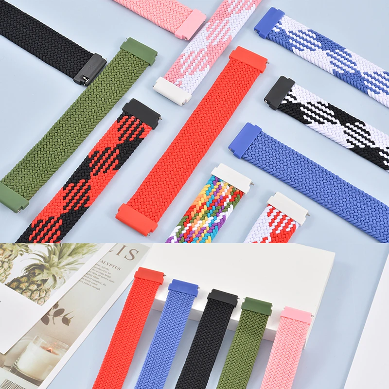 Braided Solo Loop For Samsung Galaxy watch 4/5/6/pro 44mm/40mm/classic strap 46mm/42mm/active 2/Gear S3 bracelet 20mm/22mm Band 2 Braided Solo Loop For Samsung Galaxy watch 4/5/6/pro 44mm/40mm/classic strap 46mm/42mm/active 2/Gear S3 bracelet 20mm/22mm Band – Bild 2