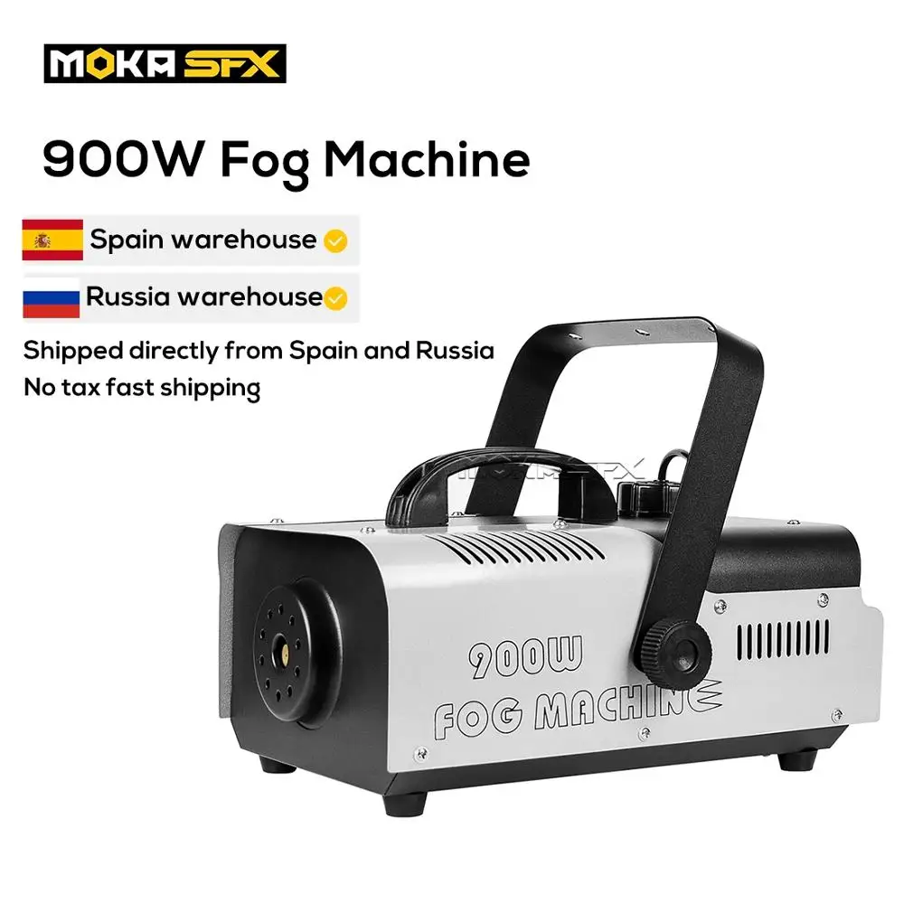 MOKA Fog Machine 900W Smoke Machine Remote Control Fog Smoke Machine DJ Stage Fogger for Nightclub DJ Halloween Fog Smoke