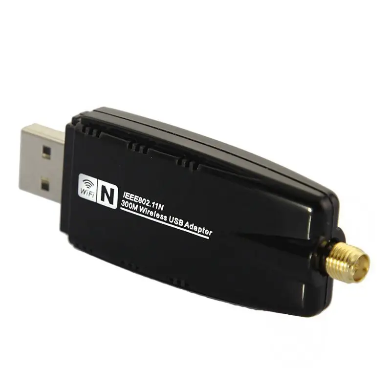 300 Мбит/с 300 м USB беспроводной адаптер WiFi Соединительная плата локальной компьютерной сети IEEE 802.11b/g/n Антенна для ноутбука ПК рабочего стола