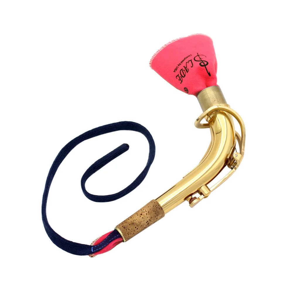 Saxophone Cleaning Cloth Woodwind Musical Instrument Accessories Piccolo Flute Clarinet Sax Wiping Cloth for Inside Tube 6 Color