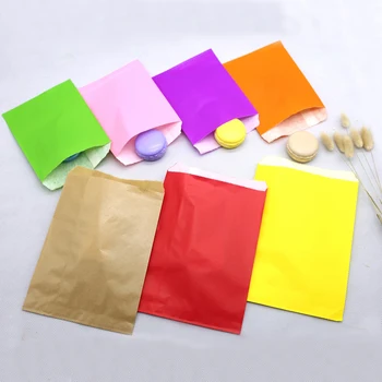 

Colorful Kraft Paper Bags, Favour bags, treat bags, gift wrapping, baked goods bag 25pcs/lot