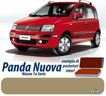 

COPRISEDILI PER AUTO SEDILI FODERE FIAT PANDA NUOVA 1a SERIE COLORE BEIGE
