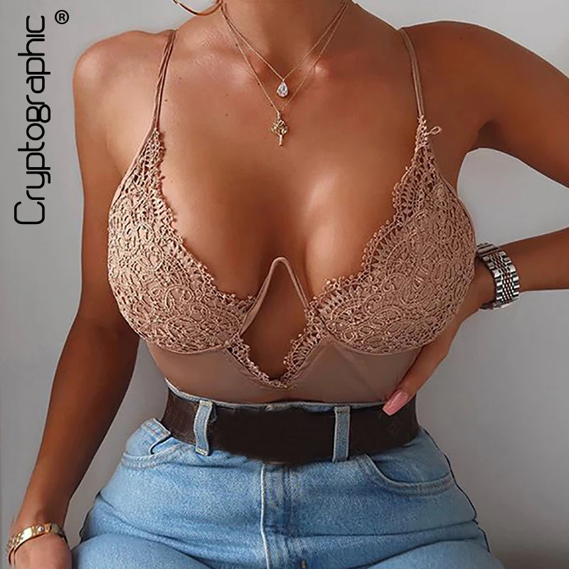 Cryptographic Sexy Hollow Out Backless Strap Lace Bodysuit Women 2019 Sheer Teddy Slim Jumpsuits Female Fashion Club Bodysuits Cryptographic Sexy Hollow Out Backless Strap Lace Bodysuit Women 2019 Sheer Teddy Slim Jumpsuits Female Fashion Club Bodysuits