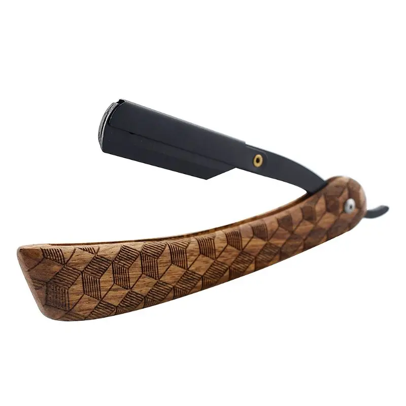 Vintage Shaving Straight Edge Barber Razor Professional Barber Shaver Knife D5BF