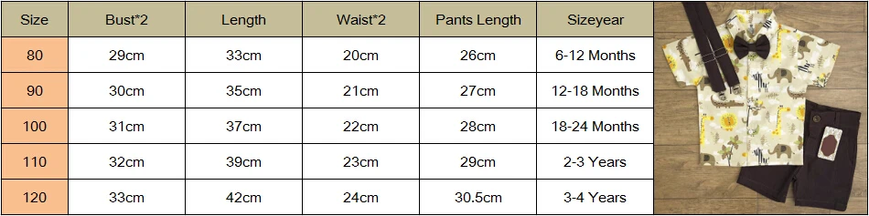 Модная одежда для маленьких мальчиков рубашка с принтом животных комплект из топа и коротких штанов, Одежда для новорожденных мальчиков комплект праздничной одежды для мальчиков