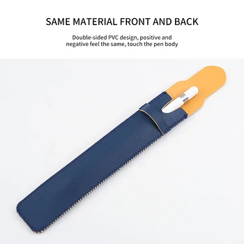 

Double Sides Touching Pen Case For Surface Pro4 Durable Leather Touching Pen Cover 4 Colors Protective Cover For Apple Pencil