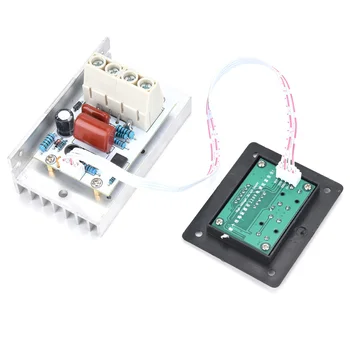 

AC 220V 10000W SCR Controller Digital Voltage Regulator Speed Control Dimmer Thermostat AC 220V 80A