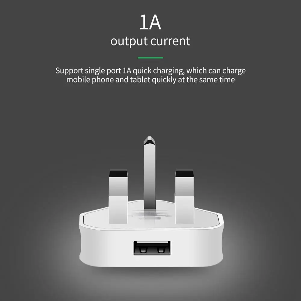 Универсальное сетевое зарядное устройство KOOYUTA с 3 USB портами и вилкой Стандарта