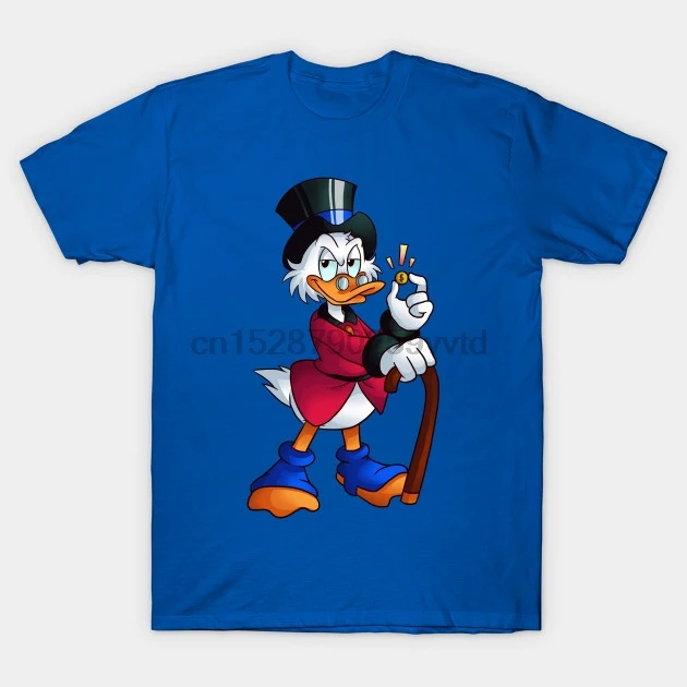 Мужская футболка sкриge McDuck! Женская с принтом утиные сказки | одежда