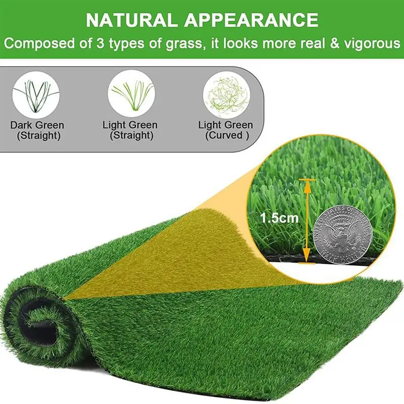 

Artificial Grass Mat Simulation Moss Lawn Pseudo Plastic Artificial Balcony Landscape Green Lawn Grass Mat Turf Carpets DIY Deco