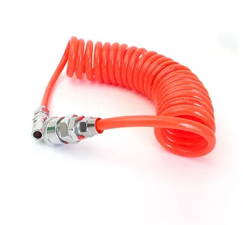 

PU Recoil Hose Tube for Compressor Air Tool Collocation Fittings Spring Pipe 3M 6M 9M 12M 15M OD 8mm x ID 5mm Flexible