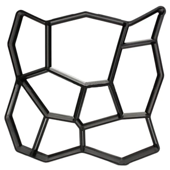 

Promotion! 1Pc Diy Garden Stone Road Walk Maker Mould Pavement Plastic Concrete Mold Manually Paving Cement Brick Patio Path Mol