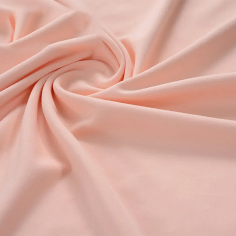 pink Ворсистая хлопковая трикотажная ткань для малышей, детская одежда, однотонная Удобная хлопковая фланелевая ткань - Цвет: pink