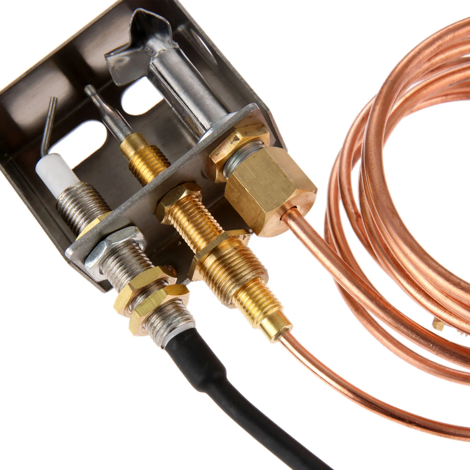 conjunto piloto do queimador da substituição da segurança dos poços de fogo das lareiras do gás de propano com termopar ignição para jogo do igniter do propano