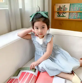 

2020 Hot Selling Baby Girls Patchwork Dress Summer Kids Girls Dresses 1-6 Years