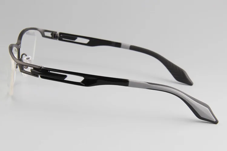Сверхлегкие титановые мужские очки оправа полуоправы спортивные очки мужские Оптические от близорукости, по рецепту оправы очки