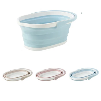 

Portable Foldable Bucket Solid Basin Clean Bucket Travelling Fishing Camping Car Washing Mop Outdoor Foldable Bucket