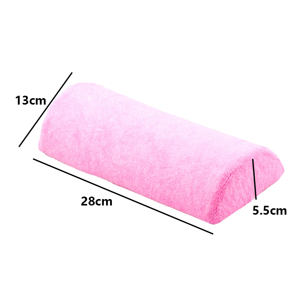 Flexible And Comfortable High Quality Sponge Pink Practical Cushion Hand Pillow Rest For Nail Art Acrylic UV Gel Polish Manicure